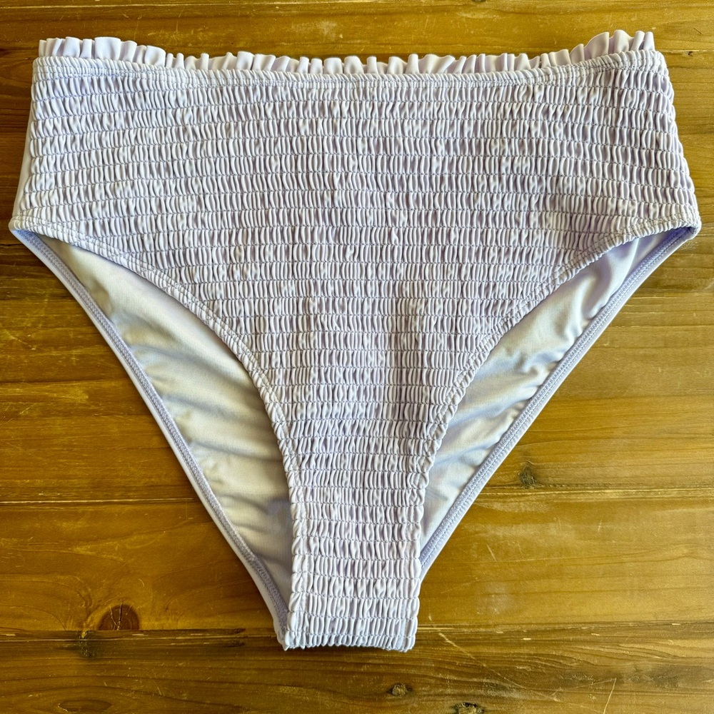 Lavender High Rise Bikini Bottom